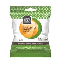 PharmaLead Eucalyptus, Menthol & Vitamin C Cough Candies 40g