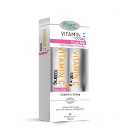 POWER OF NATURE - Promo Vitamin C 1000mg Plus Rose Hip  (20efftab) & Vitamin C 500mg (20efftab)