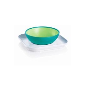 MAM - Babys bowl & plate Green 6m+ | 1τμχ