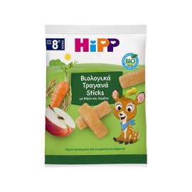 Hipp Bio Sticks με Μήλο & Καρότο από 8m+ 30g