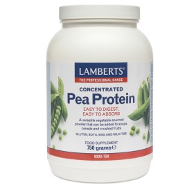 Lamberts Concentrated Pea Protein Συμπλήρωμα Διατροφής Πρωτεΐνης Μπιζελιού για Αποκατάσταση & Αύξηση Καθαρής Μυϊκής Μάζας 750g
