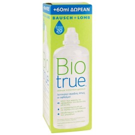 BAUSCH & LOMB - Biotrue Υγρό Διάλυμα Φακών Επαφής (300ml) & Δώρο 60ml