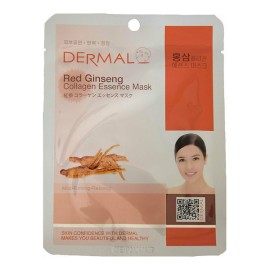 Dermal Collagen Essence Red Ginseng Μάσκα Προσώπου για Αναδόμηση & Σύσφιξη, 1τεμ