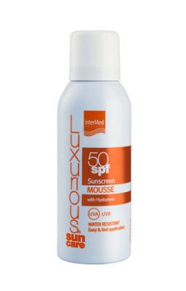 Intermed Luxurious SunCare Sunscreen Mousse SPF50 Αντηλιακός Αφρός για Πρόσωπο & Σώμα, 100ml
