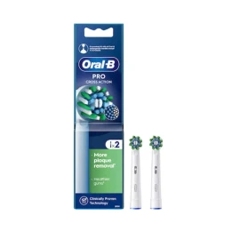 Oral B Pro Cross Action Ανταλλακτικά Ηλεκτρικής Οδοντόβουρτσας 2τμχ