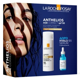 La Roche Posay Anthelios Age Correct Phytocorrection Daily Light Cream SPF50 50ml & ΔΩΡΟ Hyalu B5 Serum 10ml