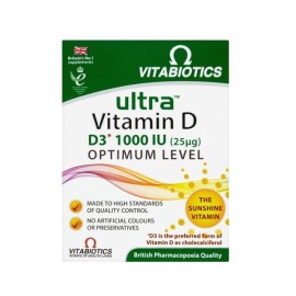 VITABIOTICS - Ultra Vitamin D3 1000 iu | 96tabs