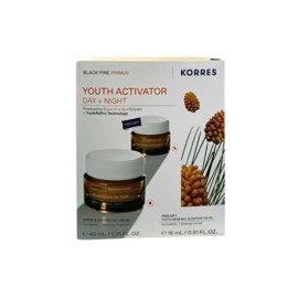 Korres Promo Black Pine Primus Wrinkle Defying Κρέμα Νεότητας Ημέρας 40ml & Δώρο Youth Renewal Sleeping Κρέμα Νεότητας Νύχτας 15ml