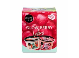 Organic Shop Σετ Δώρου Organic Shop Basic Glow-Berry Vibes, Scrub Σώματος με Βατόμουρο & Ζάχαρη 250ml & Body Mousse με Βατόμουρο 250ml