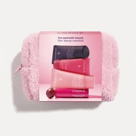 Caudalie Your Beauty Essentials Gel Καθαρισμού 30ml, Ενυδατική 15ml, Tinted Balm Χειλιών 4,5g & Σαμπουάν 30ml+ Δώρο Pouch