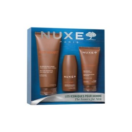 Nuxe Promo Men Shower Gel Αφρόλουτρο για Σώμα Μαλλιά & Πρόσωπο 200ml & 24H Deodorant 50ml & Moisturizing Gel 50ml