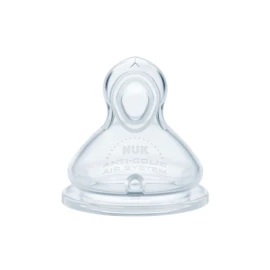 NUK - First Choice Plus Flow Control Θηλή σιλικόνης με έλεγχο ροής 6-18m | 2τμχ