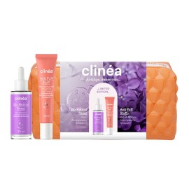 Clinea Promo Limited Edition Gift Set Anti-Age Essentials Bio-Retinol Reset Ορός Προσώπου 30ml, Anti Puff Stuff Κρέμα Ματιών 15ml & Δώρο Νεσεσέρ