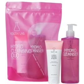 Youth Lab. Hydro Cleansing Duo Set Hydro Cleanser Τζελ Καθαρισμού Προσώπου για Κανονικό/Ξηρό Δέρμα, 300ml, & Candy Μάσκα Απολέπισης Προσώπου, 75ml