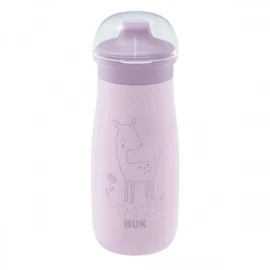 NUK - Mini-Me Sip Παγουράκι από ανοξείδωτο ατσάλι με ρύγχος 9m+ Purple (10.225.325) | 300ml