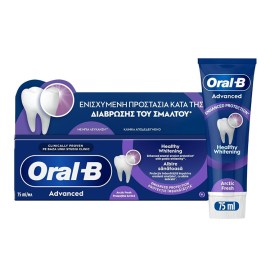 Oral-B Advanced Healthy Whitening Arctic Fresh Οδοντόκρεμα για Λεύκανση 75ml