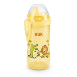 NUK - Kiddy Cup Παγουράκι Κίτρινο με ρύγχος 12m+ (10.527.311) | 300 ml