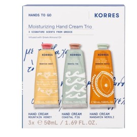 Korres Promo Moisturizing Hand Cream Trio 3x50ml