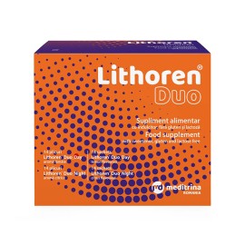 Meditrina Lithoren Duo Day & Night Συμπλήρωμα Διατροφής Αναστέλλει την Λιθογένεση 14 Day + 14 Night Φακελίσκοι