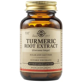 SOLGAR - Turmeric Root Extract | 60 Vegetable caps