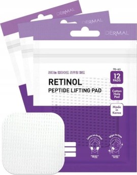 Dermal Retinol Peptide Lifting Pad Επιθέματα για Σύσφιξη & Ανόρθωση, 12τεμ