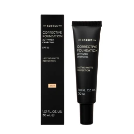 KORRES - Corrective Foundation Activated Charcoal SPF15 ACF1| 30ml