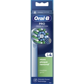 Oral B Pro Cross Action Ανταλλακτικά Ηλεκτρικής Οδοντόβουρτσας 4τμχ
