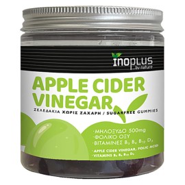 Inoplus Apple Cider Vinegar Ζελεδάκια Για Αδυνάτισμα & Αποτοξίνωση Με Γεύση Μήλο, 60 Ζελεδάκια