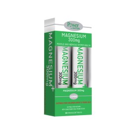 POWER HEALTH - Magnesium with Stevia 300mg (2x20eff.tabs)