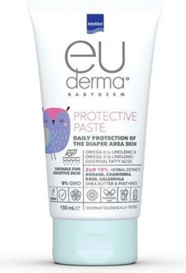 Intermed Euderma Babyderm Protective Paste Προστατευτική Πάστα για την Περιοχή του Δέρματος Γύρω από την Πάνα, 150ml