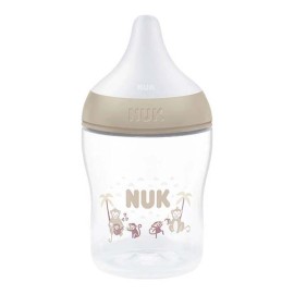 Nuk Πλαστικό Μπιμπερό Perfect Match Κατά των Κολικών με Θηλή Σιλικόνης για 0+ μηνών Μπεζ, 150ml