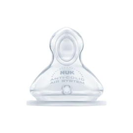 NUK - First Choice Plus No Colic Θηλή σιλικόνης 6-18m Medium | 2τμχ
