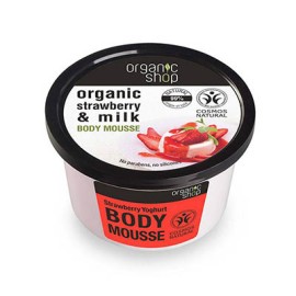 NATURA SIBERICA -  Organic shop Strawberry Yoghurt Body Mousse  | 250ml