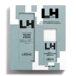 LIERAC - Homme Promo Global Anti-Aging Fluid, 50ml & Deodorant, 50ml