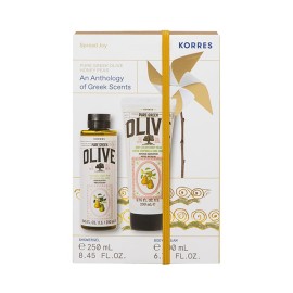 Korres Promo Pure Greek Olive Honey Pear Αφρόλουτρο 250ml & Pure Greek Olive Honey Pear Κρέμα Σώματος 200ml