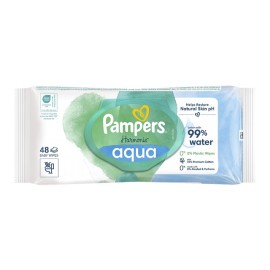 Pampers - Harmonie Aqua Baby Wipes 0% Plastic 48τμχ