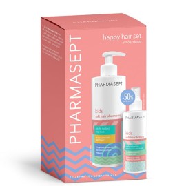 Pharmasept Happy Hair Set Promo Kids Soft Hair Σαμπουάν, 400ml & Λοσιόν για Ξεμπέρδεμα Μαλλιών, 150ml