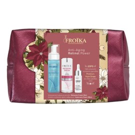Froika Promo Anti-Aging Retinol Power Ενυδατικός Αφρός Καθαρισμού 200ml, Retisome Κρέμα με Ρετινόλη 30ml, Δώρο Εντατικό Λάδι Νυκτός 10ml & Νεσεσέρ
