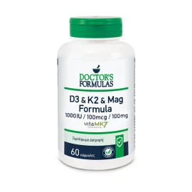 DOCTORS FORMULAS - D3 & K2 & Mag Formula | 60caps