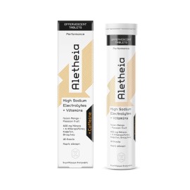 Aletheia High Sodium Electrolytes + Vitamins + Caffeine, 18eff.tabs
