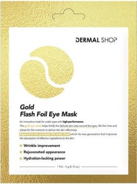 Dermal Gold Flash Oil Eye Mask Eπιθέματα Ματιών κατά των Ρυτίδων, 1ζευγάρι
