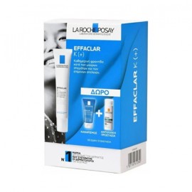 LA ROCHE POSAY -  Effaclar K[+] Cream (40ml) & ΔΩΡΟ Effaclar Gel (50ml) & Anthelios Oil Correct Photocorrection Daily Gel-Cream SPF50+ (3ml)