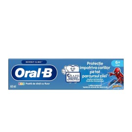 Oral-B Pro Kids Spider-man Παιδική Οδοντόκρεμα για 6+ Χρονών 60ml
