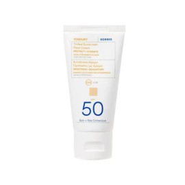 Korres Yoghurt Tinted Sunscreen Face Cream SPF50, 50ml