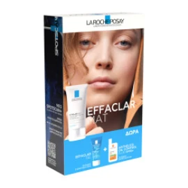 La Roche Posay - Promo Effaclar MAT Καθημερινή Φροντίδα 40 ml & ΔΩΡΟ Effaclar Gel 50ml & Anthelios UVMUNE 400 Oil control fluid SPF50+ 3ml