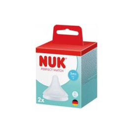 Nuk Perfect Match Θηλές από Σιλικόνη για 3+ μηνών 2τμχ