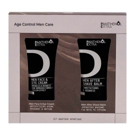 Panthenol Extra Promo Age Control Men Care Aντιρυτιδική Κρέμα Προσώπου & Ματιών, 75ml & After Shave Balm, 75ml