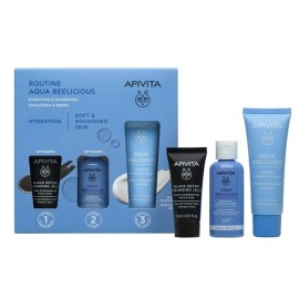 Apivita Promo Σετ Αqua Beelicious Ενυδάτωση & Θρέψη με Αqua Beelicious Comfort Hydrating Cream Ενυδατική Κρέμα Πλούσιας Υφής, 40ml & Δώρο Αqua Beelicious Ενυδατικό Τόνερ, 50ml & Black Dettox Gel Καθαρισμού, 15ml