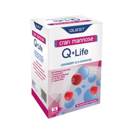 Quest Cran Mannose Q-Life 15 φακελίσκοι