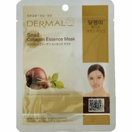 Dermal Collagen Essence Snail Μάσκα Προσώπου για Θρέψη & Αναγέννηση, 1τεμ